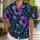 Purple Hibiscus Couple Matching Look For Tropical Vacations, Cruises, And Honeymoons Hawaiian Shirt - 1