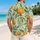 Orange Citrus Grove For Summer Beach Vacations And Matching Couple Travel Style Hawaiian Shirt - 2