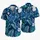 Navy Tropical Monstera Floral Couple Resort Style For Beach Getaways And Island Vacations Hawaiian Shirt - 5