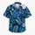Navy Tropical Monstera Floral Couple Resort Style For Beach Getaways And Island Vacations Hawaiian Shirt - 7