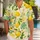Fresh Yellow Lemon Couple Outfit for Tropical Beach Vacations and Stylish Resort Getaways Hawaiian Shirt - 1
