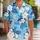 Blue Tropical Florals For Beach Getaways And Resort Days For Couples And Friends Hawaiian Shirt - 1