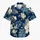 Navy Hibiscus Couple Resort Style for Tropical Vacations and Elegant Beach Escapes Hawaiian Shirt - 7