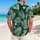 Tropical Black Leaf Family Matching Looks for Beach Holidays and Resort Getaways Hawaiian Shirt - 2