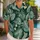 Tropical Black Leaf Family Matching Looks for Beach Holidays and Resort Getaways Hawaiian Shirt - 1