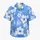 Blue Hibiscus Botanical Motifs for Island Vacations, Beach Getaways, and Couples Hawaiian Shirt - 7