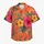 Coral Wildflower Couple Outfit for Beach Getaways and Tropical Island Celebrations Hawaiian Shirt - 7