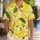 Yellow Banana Tropical Fruit Gift for Couples, Summer Vacation Lounge Sleepwear Set Hawaiian Shirt - 1