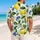 Italian Lemon Couple Style for Mediterranean Summer Vacations and Resort Getaways Hawaiian Shirt - 2