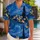 Swirling Moonlit Village Couple Gift For Romantic Summer Lounging And Getaways Together Hawaiian Shirt - 1