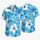 Blue Hibiscus Couple Outfit for Tropical Vacations and Beach Getaways for Partners Hawaiian Shirt - 5