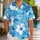 Blue Hibiscus Couple Outfit for Tropical Vacations and Beach Getaways for Partners Hawaiian Shirt - 1