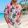 Pink Hibiscus Tropical Floral Beach Style for Couples on Romantic Island Getaways Hawaiian Shirt - 6