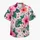 Pink Hibiscus Tropical Floral Beach Style for Couples on Romantic Island Getaways Hawaiian Shirt - 7