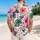Pink Hibiscus Tropical Floral Beach Style for Couples on Romantic Island Getaways Hawaiian Shirt - 2