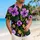 Purple Hibiscus And Yellow Blossom Couple Style For Beach Holidays And Resort Getaways Hawaiian Shirt - 6