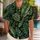 Black Tropical Leaf Family Matching Vacation Style for Mom, Dad, and Kids Travel Hawaiian Shirt - 1