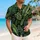 Black Tropical Leaf Family Matching Vacation Style for Mom, Dad, and Kids Travel Hawaiian Shirt - 6