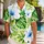 Green Hibiscus Leaf Garden for Golf Days and Resort Getaways for Matching Couples Hawaiian Shirt - 1