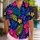 Colorful Tropical Floral Matching Set for Beach Vacations and Resort Getaways for Couples Hawaiian Shirt - 1