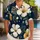 Gold White Hibiscus Family Vacation Floral Matching Looks For Mom Dad And Children Hawaiian Shirt - 1