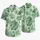 Green Tropical Leaf Couple Vacation Style for Beach Resorts and Island Getaways Together Hawaiian Shirt - 5