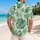Green Tropical Leaf Couple Vacation Style for Beach Resorts and Island Getaways Together Hawaiian Shirt - 2