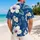 Navy Hibiscus Family Matching Outfits For Tropical Vacations And Summer Photos Together Hawaiian Shirt - 2