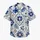 Blue Mediterranean Tile Motifs for Couples’ Santorini Vacation Resort Holiday Style Hawaiian Shirt - 7