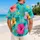 Colorful Hibiscus Tropical Flowers for Beach Getaways and Resort Couples, Women and Men Hawaiian Shirt - 2