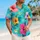 Colorful Hibiscus Tropical Flowers for Beach Getaways and Resort Couples, Women and Men Hawaiian Shirt - 6