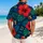 Red Yellow Hibiscus Couple Style for Tropical Vacations, Beach Days and Resort Getaways Hawaiian Shirt - 2
