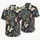 Dark Butterfly Botanical Couple Style For Romantic Lounging, Gifts, And Getaways Together Hawaiian Shirt - 5