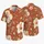 Red Hibiscus Floral Couple Style for Resort Getaways and Tropical Vacation Matching Looks Hawaiian Shirt - 5