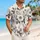 Black And White Rose Bouquet Motifs For Romantic Lounging And Couple Getaways At Home Hawaiian Shirt - 6