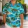Sea Turtle Island Palms for Tropical Vacations and Beach Getaways for Men and Travelers Hawaiian Shirt - 1