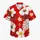 Red Hibiscus Plumeria Island Blooms for Tropical Vacations and Resort Getaways Men Hawaiian Shirt - 7
