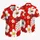 Red Hibiscus Plumeria Island Blooms for Tropical Vacations and Resort Getaways Men Hawaiian Shirt - 5