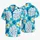 Blue Hibiscus and Monstera Leaves for Relaxed Island Getaways and Beach Weekends Hawaiian Shirt - 5