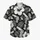 Black Hibiscus and Pistol Aloha Style for Island Escapes and Outdoor Weekend Wear Hawaiian Shirt - 7