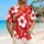 Red Hibiscus Handgun Aloha Motif for Beach Vacations and Second Amendment Enthusiasts Hawaiian Shirt - 6