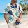 Blue Jiu Jitsu Grapplers and Hibiscus Island Style for Beach Days and MMA Fan Gifts Hawaiian Shirt - 6