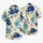Blue Jiu Jitsu Grapplers and Hibiscus Island Style for Beach Days and MMA Fan Gifts Hawaiian Shirt - 5