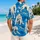 Werewolf Tropical Vacation Style for Cryptid Fans and Moonlit Beach Getaways Party Hawaiian Shirt - 2