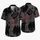 Mothman Cryptid Hibiscus Nightscape for Spooky Island Escapes and Halloween Fans Hawaiian Shirt - 5