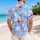 Pink Flamingo Tropical Leaves Matching Mother Son Vacation Gift for Family Getaways Hawaiian Shirt - 2