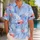 Pink Flamingo Tropical Leaves Matching Mother Son Vacation Gift for Family Getaways Hawaiian Shirt - 1