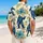 Bigfoot Sasquatch Island Adventure Motif for Beach Vacations and Outdoor Explorers Hawaiian Shirt - 2