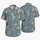 Blue Wildflower Sprigs for Matching Father Son Vacation Outfits and Father's Day Gift Hawaiian Shirt - 5