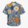 Retro Orange and Cream Flower Garden for Sunny Vacations and Resort Weekends, Women Hawaiian Shirt - 7
